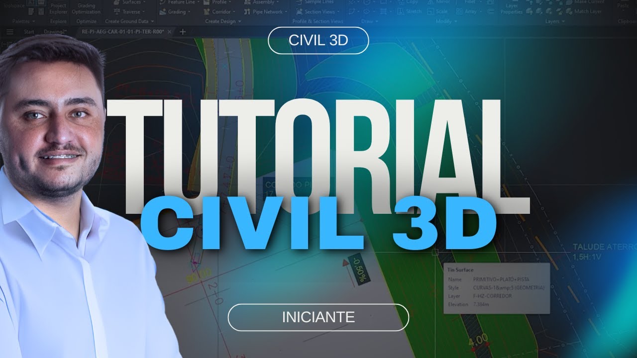 TUTORIAL COMPLETO PARA INICIANTE NO CIVIL 3D
