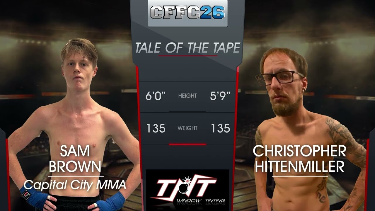 CHOSEN FEW FIGHTING CHAMPIONSHIP Sam Brown VS Chris Hittenmiller