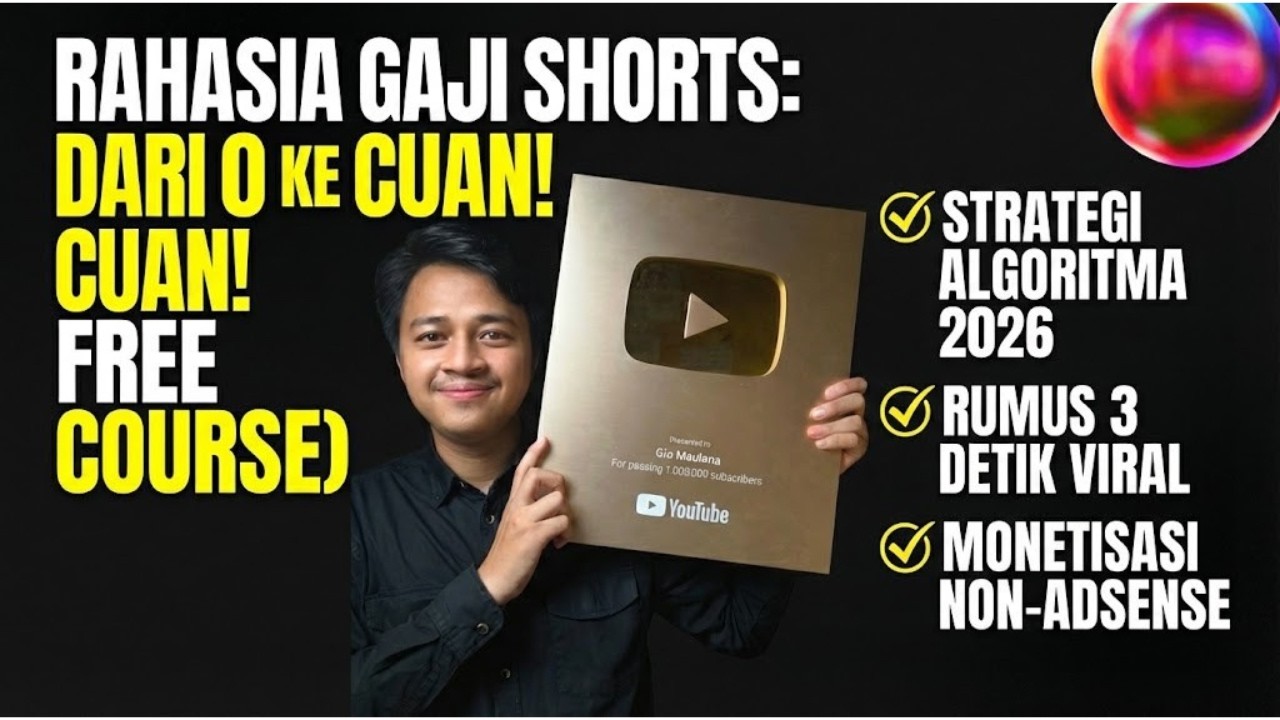 Gaji YouTube Shorts 2026: Panduan Pemula Nol - Cuan!