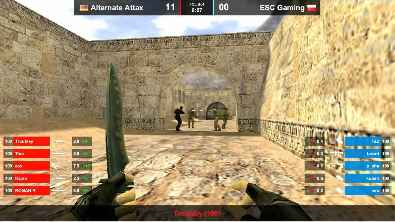 Alternate vs. ESC Gaming @ dust2
