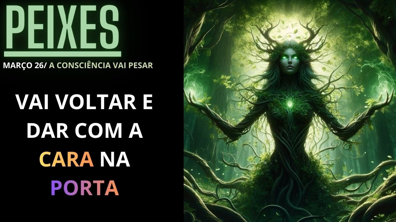 Peixes- Algo não está certo e você já sentiu isso esse é o aviso que você não pode ignorar agora