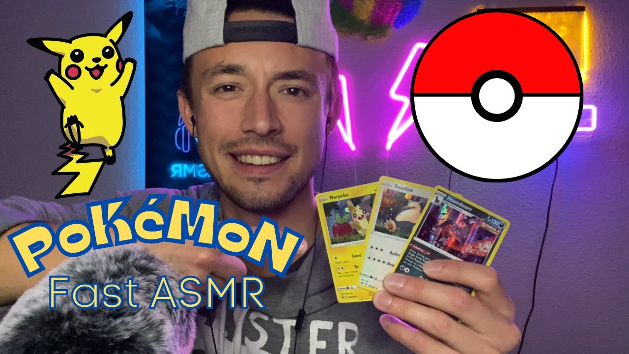 Pokémon Fast ASMR | Распаковка карточек с покемонами | Быстро, случайно и покалывающе