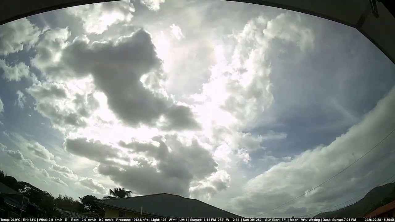 Sky Timelapse - February 28, 2026 - East Trinidad
