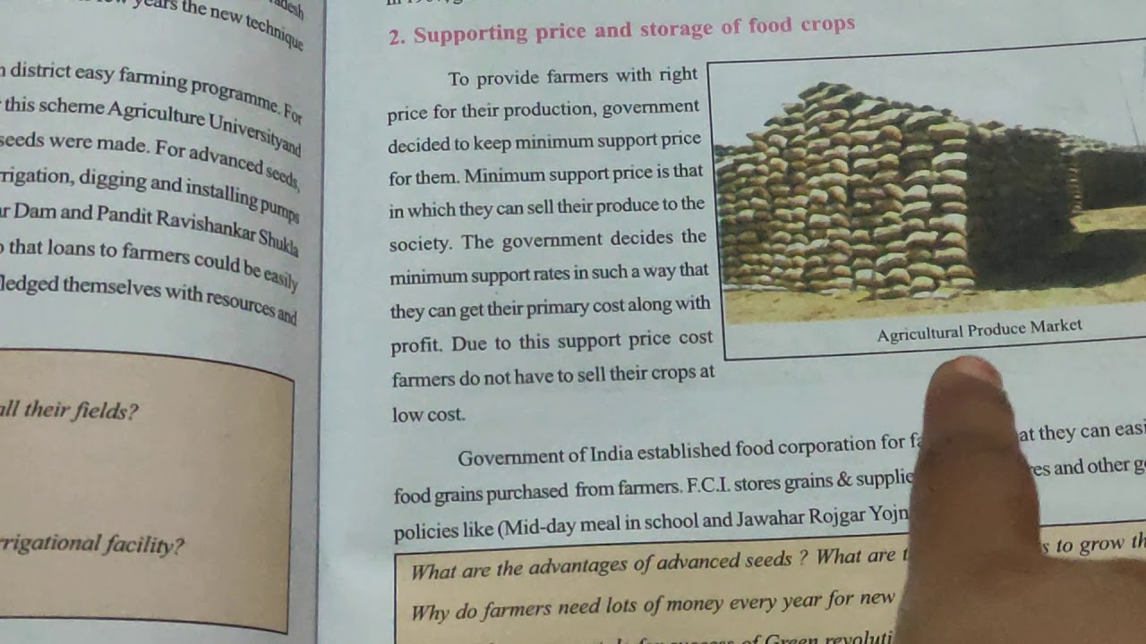 chapter 07 Civic class 8th Development of Agriculture in India