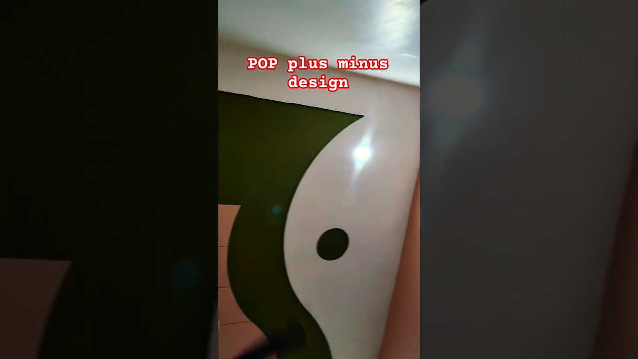 pop false ceiling plus minus design,   