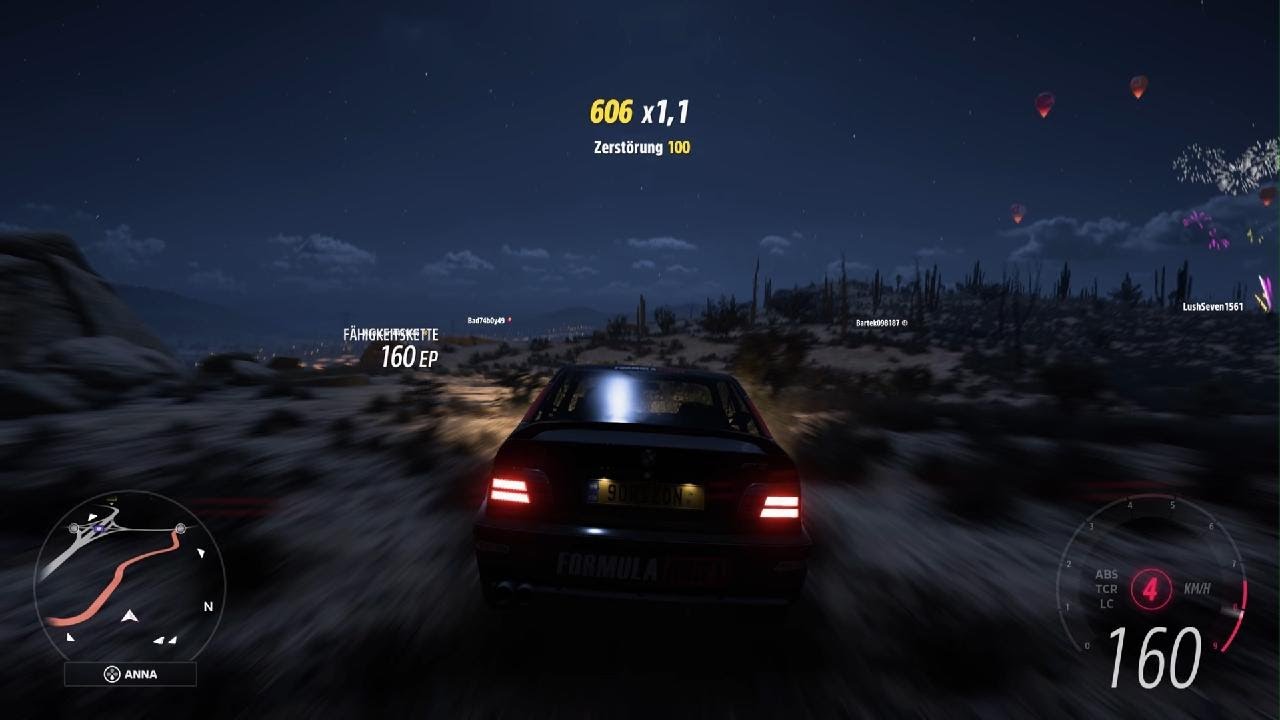 Ich fahre mit meinem M3 rum.