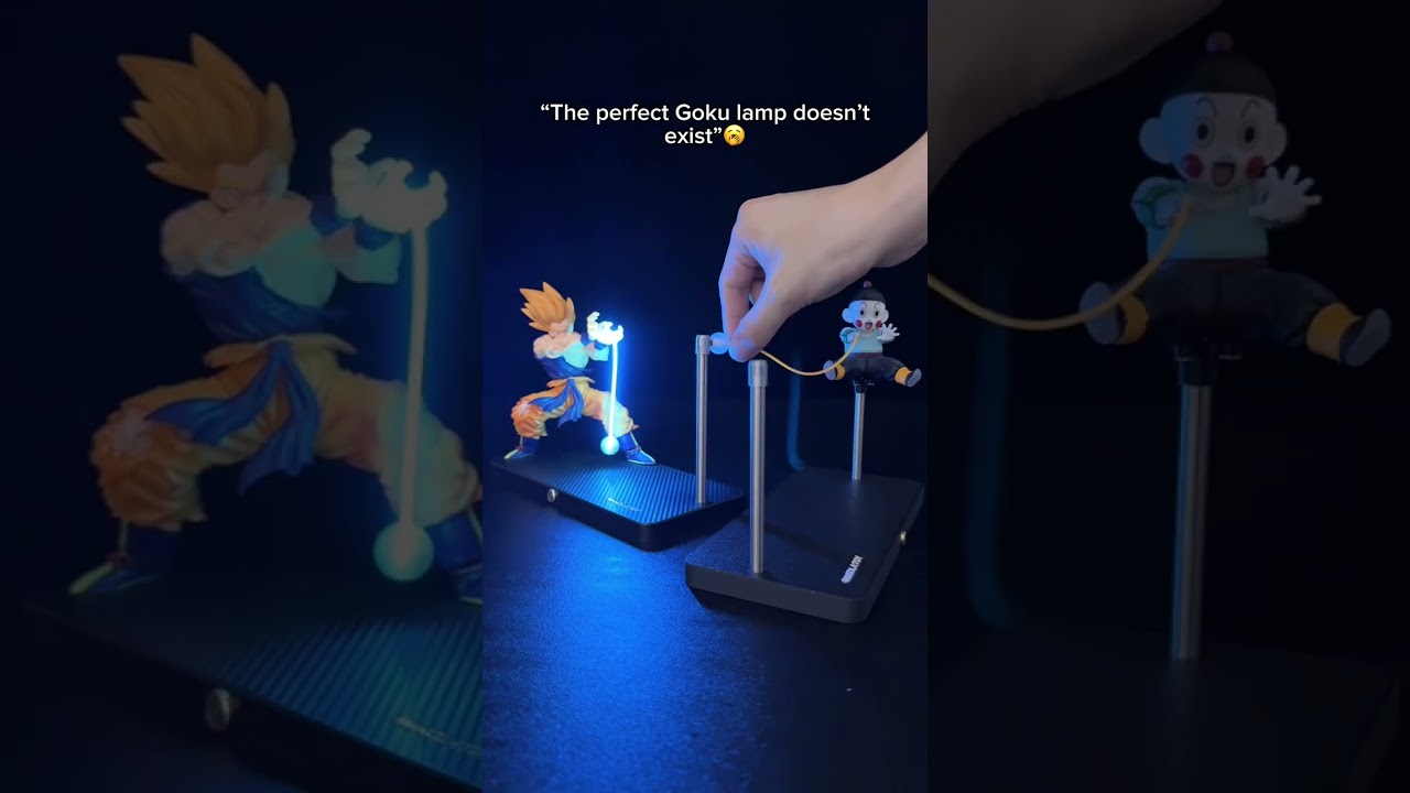 The Perfect Goku Lamp Does Exist? 😊 #goku #dragonball