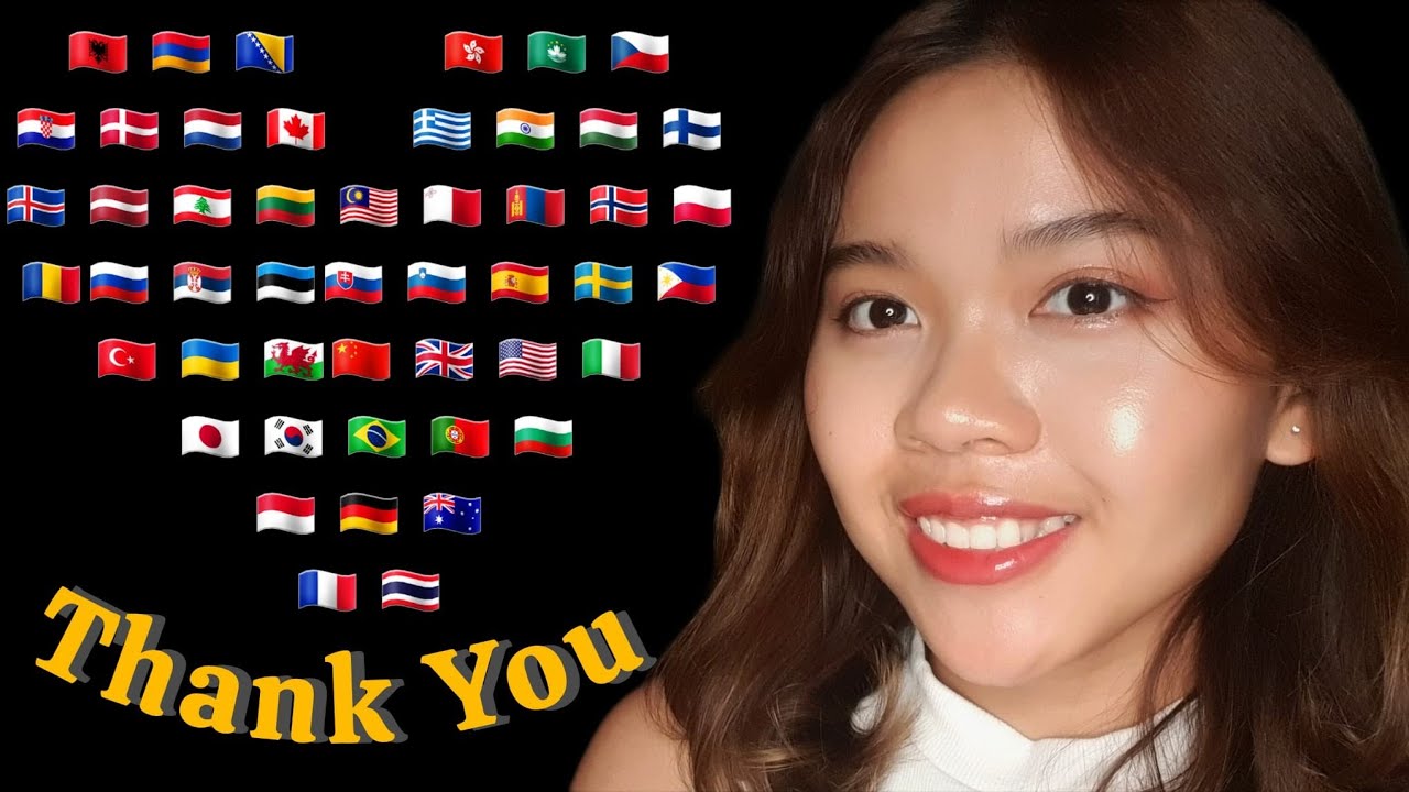 ASMR: «Спасибо» на 50 языках 🌏 (Специально для 5000 подписчиков)✨