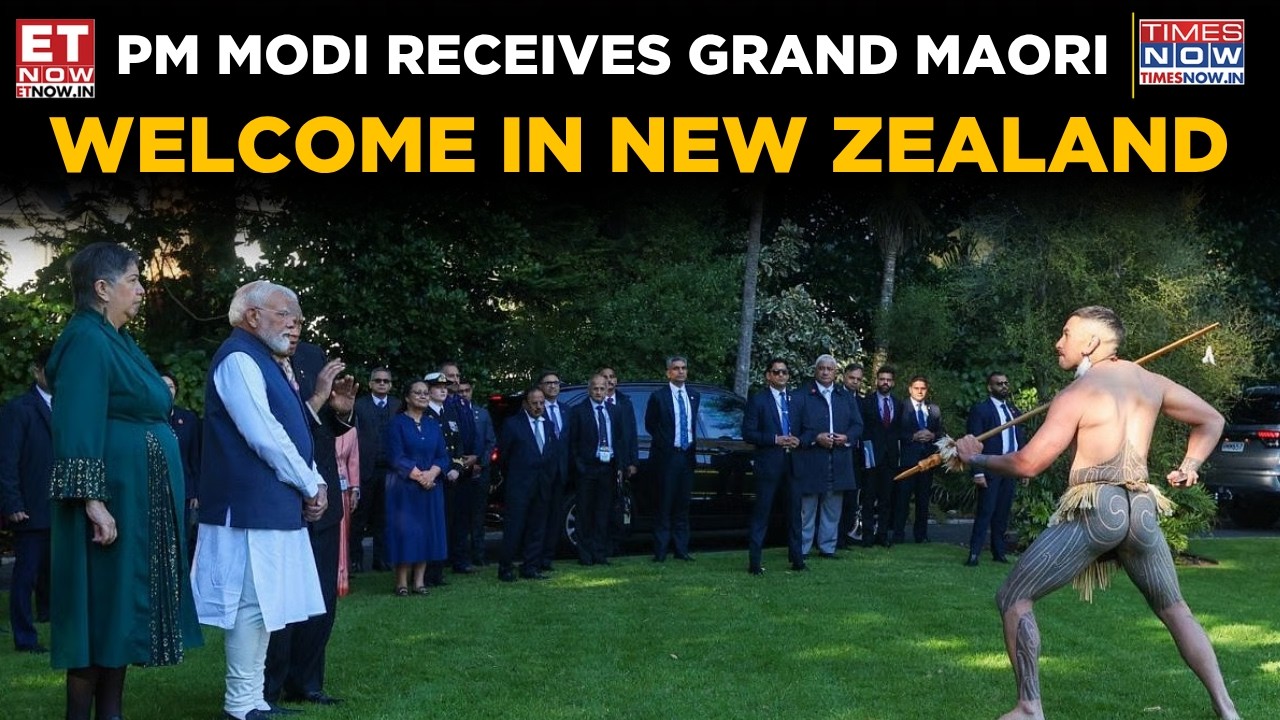 Historic Moment! PM Modi Honoured With Traditional Maori Ceremony In New Zealand | Breaking News