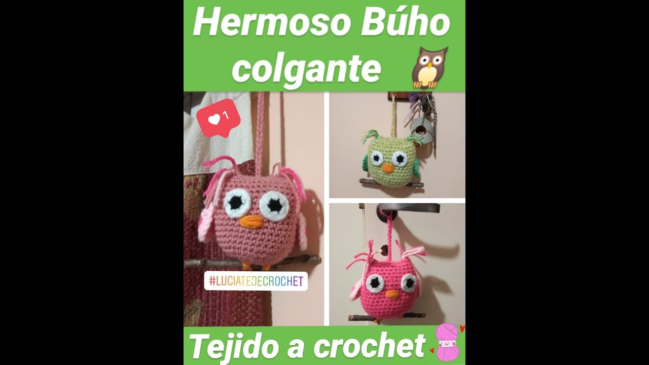 Como tejer un BUHO a crochet paso a paso 🦉 - Mi primer amigurumi - principiantes 😍