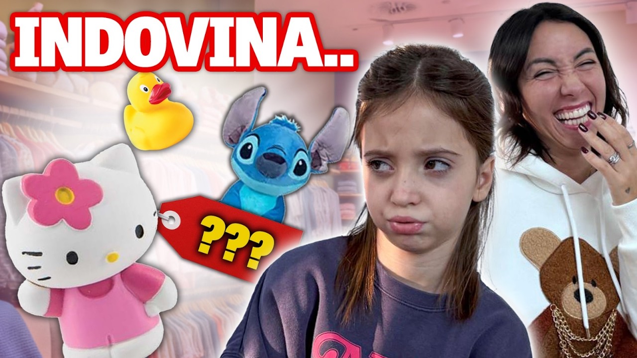 SE INDOVINI IL PREZZO TE LO COMPRO. CHALLENGE! FIGLIACHIARA PIANGE?