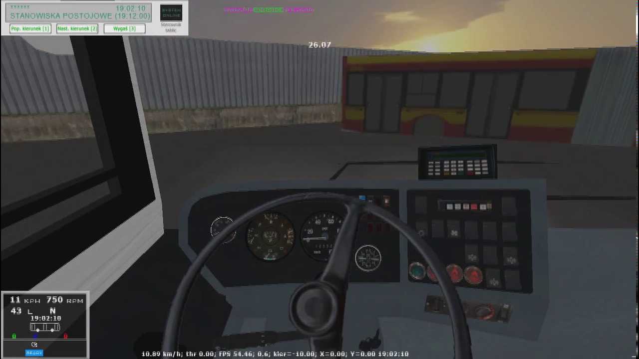 VirtualBus- Warszawa, wjazd na ZEA R-5 