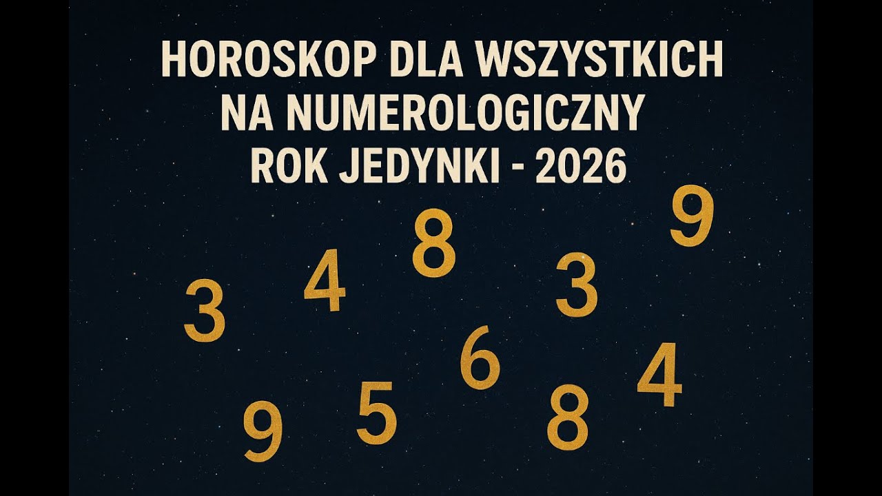 Poznaj horoskop numerologiczny na rok jedynki - rok 2026