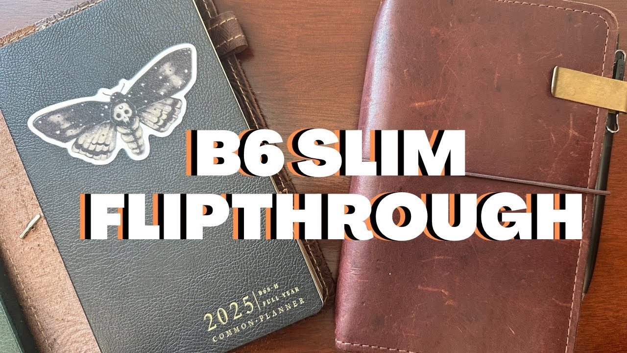 B6 Slim  September Flip through and 2025 Plans | Very Chatty, Very Disorganized
