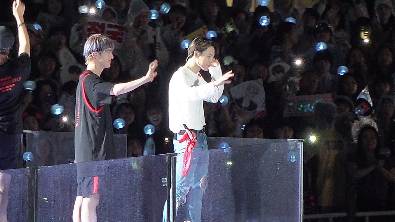 190713 SPEAK YOURSELF SHIZUOKA BTS  - 손키스 인사 석지니 석진 직캠