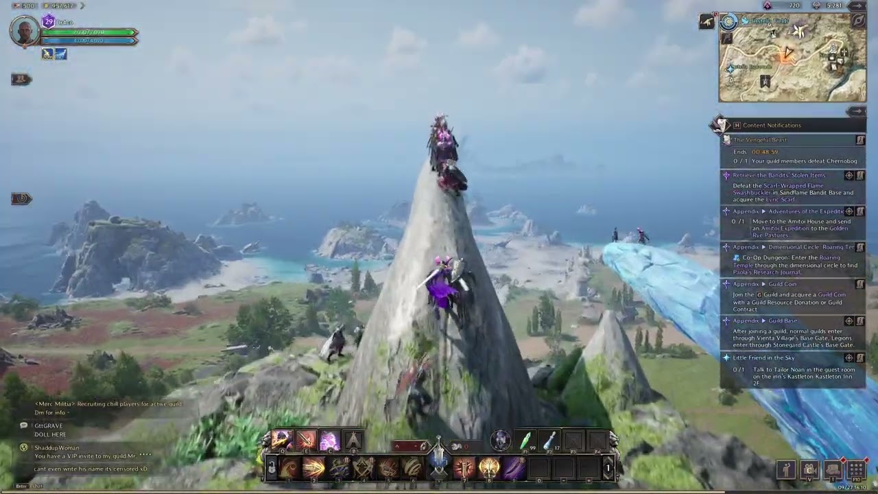Throne and Liberty Riding Gigantrite!  Little Friend in the Sky Quest.