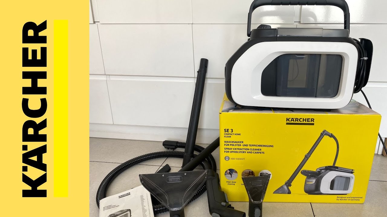 Vợ sai giặt sofa nên phải đi mua máy Karcher SE 3 Compact Home Floor 😅 #kärcher