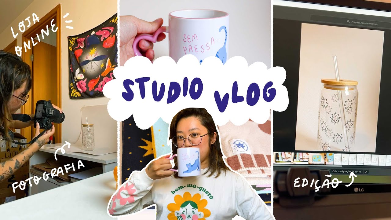 Como &eacute; ter uma loja online de produtos ilustrados ✸ STUDIO VLOG