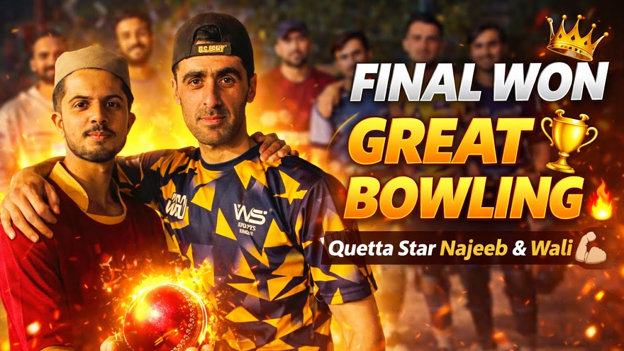 Final match mein bowlers ne aag ke golay barsa diye 🔥💣 najeeb ahmed noorzai wali form quetta ❤️