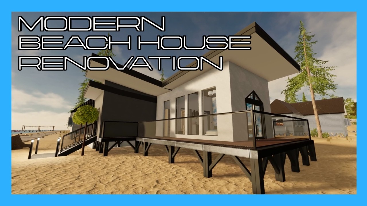 Modern Beach House Renovation | House Flipper 2
