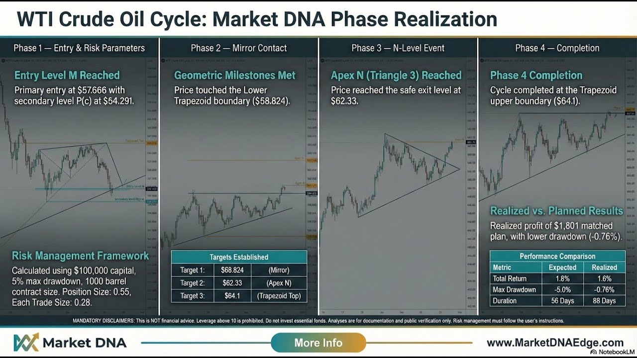 Market DNA Cycle WTI Cycle 1 Phase 4 of 4