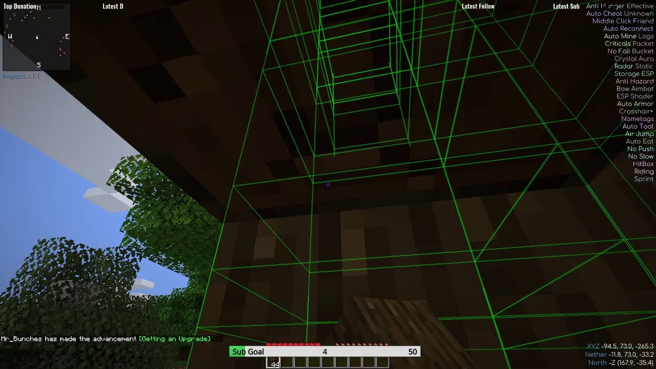 Automining In Minecraft | How To Use Baritone On Impact Client | SECRETLY Hacking On Friends Server