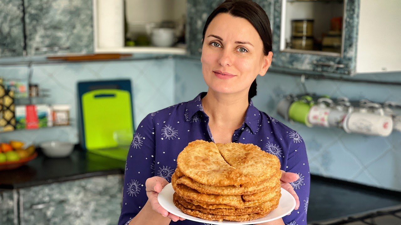 Домашні ЧЕБУРЕКИ🥟Homemade CHEBUREKI