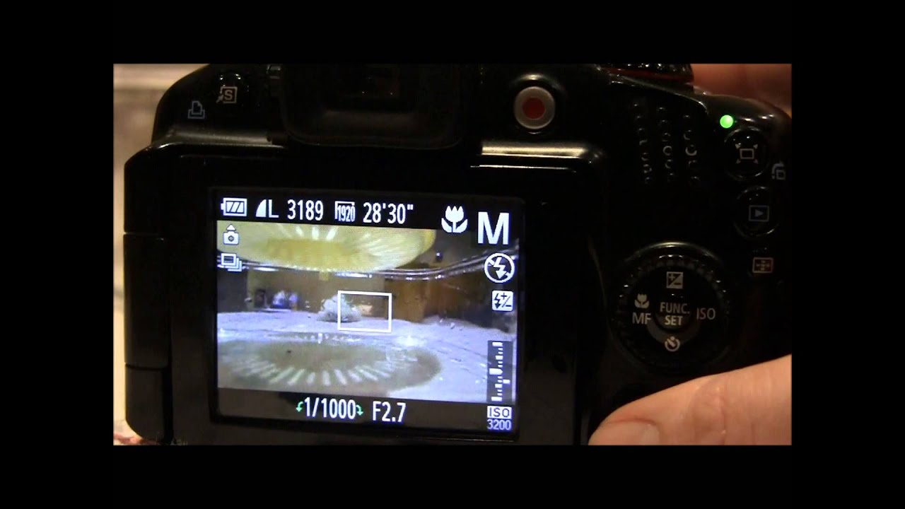 Canon Powershot SX40 HS Tutorial: Step Thirty Three - Using shutter speed to capture action