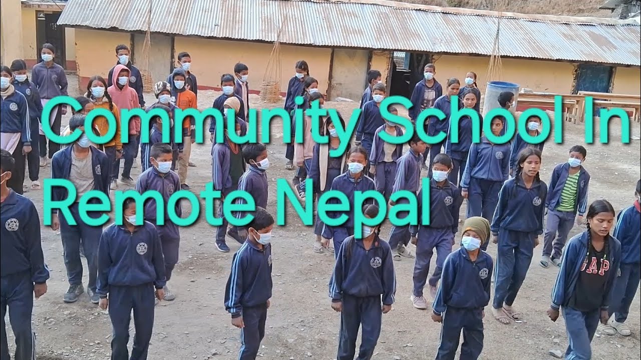 Community School In Remote Nepal. Poor And innocent Yet Happy. #theruralreel