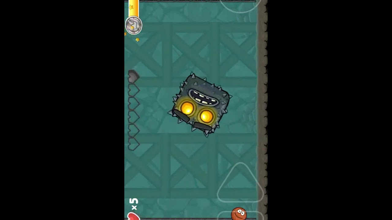 Red Ball 4 - Into the Caves Stage - Level 75 - Last Boss VS Basketball | Speed Gameplay