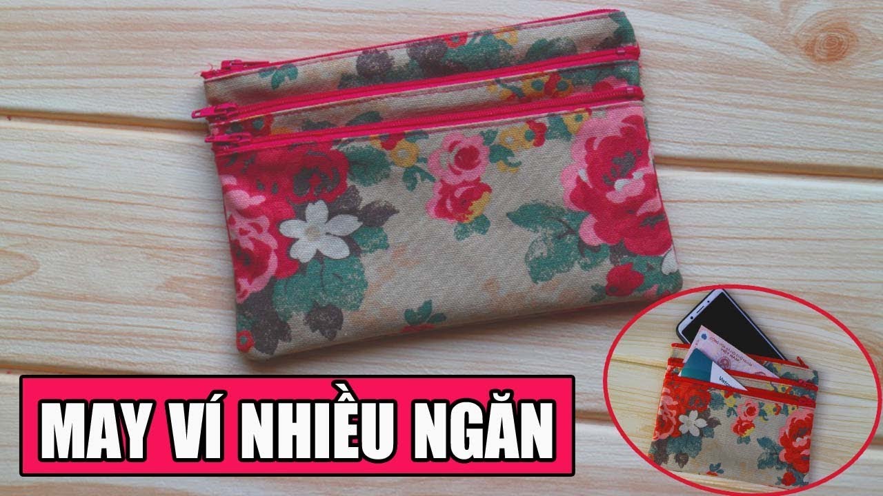 DIY WALLET| CÁCH MAY VÍ NHIỀU NGĂN ĐƠN GIẢN NHẤT| Ặt Củ Tỏi DIY