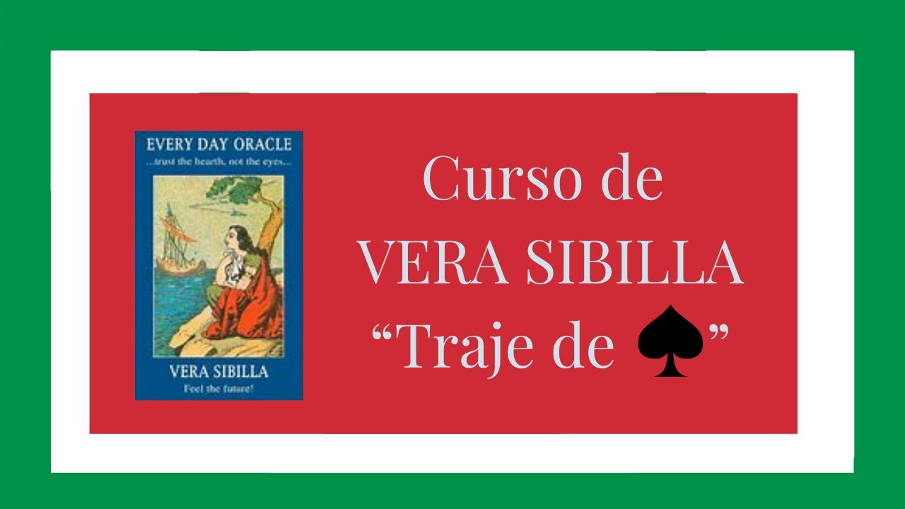 Curso de: VERA SIBILLA ITALIANA: Significados generales y palabras clave del traje de ♠️