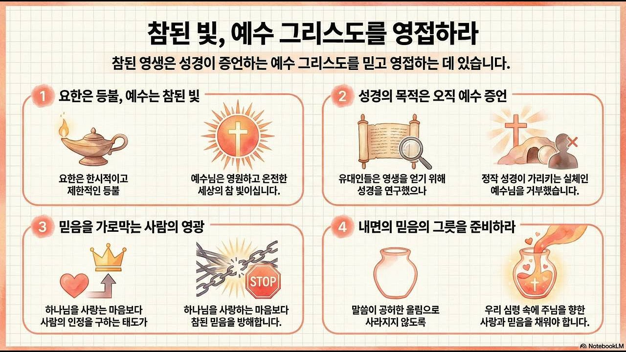 [광동교회]참 빛으로 오신 예수와 요한의 증거|요5장35-41|2026.02.13 금 새벽|