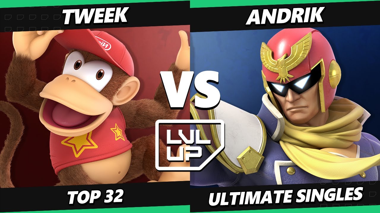 LVL UP EXPO 2023 - Tweek (Diddy Kong) Vs. Andrik (Captain Falcon) SSBU Ultimate Tournament