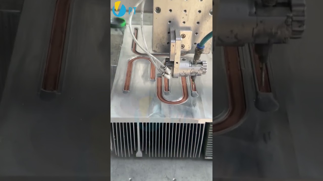 Automatic Solder Paste Dispensing Heat Sink Manufacturer | Pioneer Thermal #soldering #heatsink