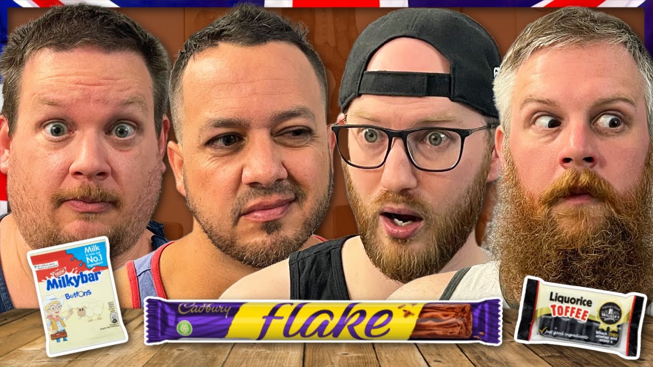 Americans Try BRITISH Chocolate Sweets FIRST TIME!  Part 1