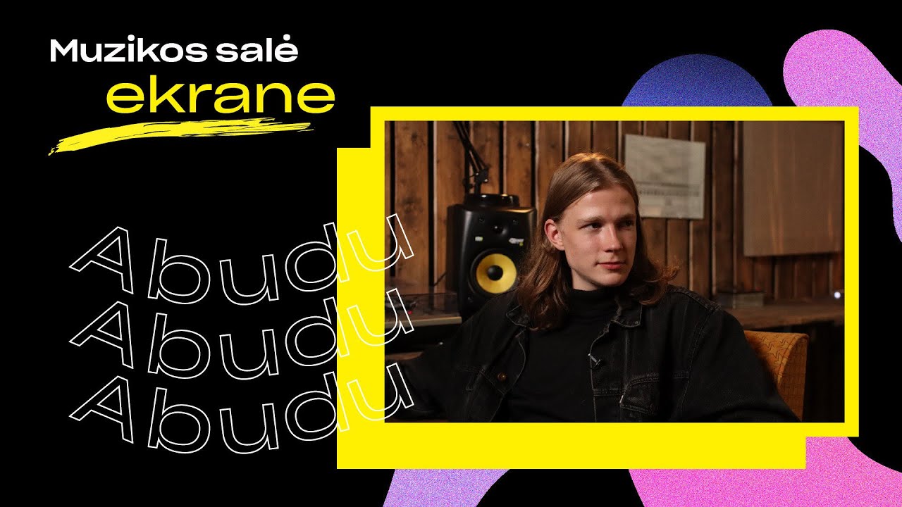 „Muzikos salė | ekrane“: grupės „Abudu“ lyderis Domantas Starkauskas