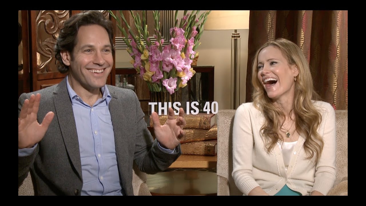 Paul Rudd and Leslie Mann Interview for THIS IS 40