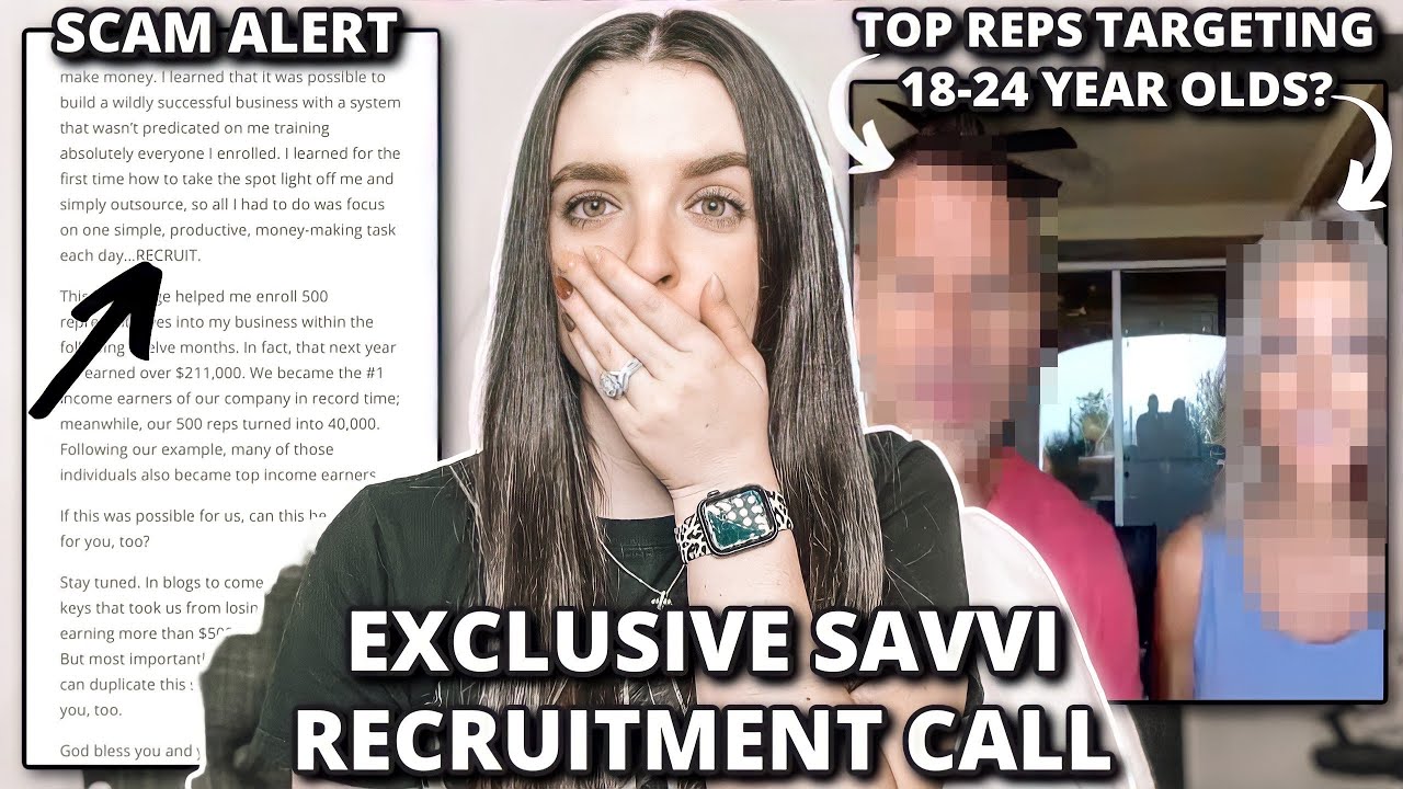 SHOCKING Savvi Recruitment Zoom Call Exposed #antimlm