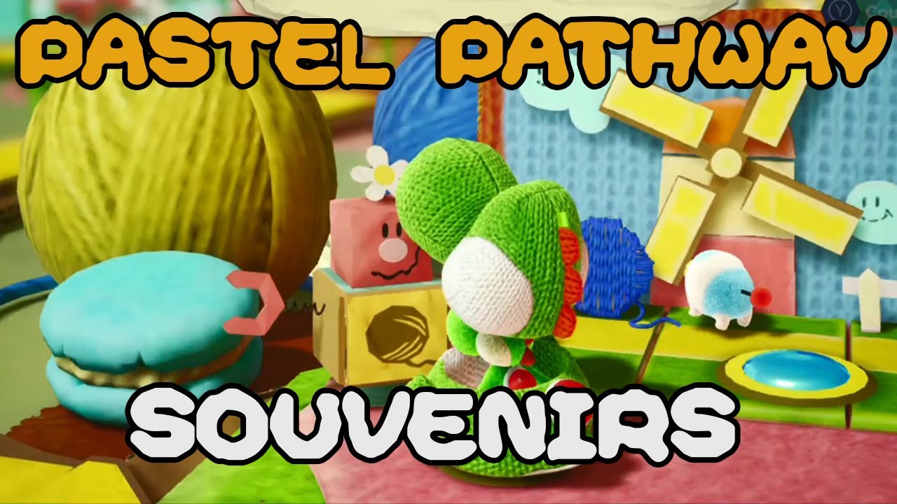 Yoshi's Crafted World: Pastel Pathway Souvenir Hunt