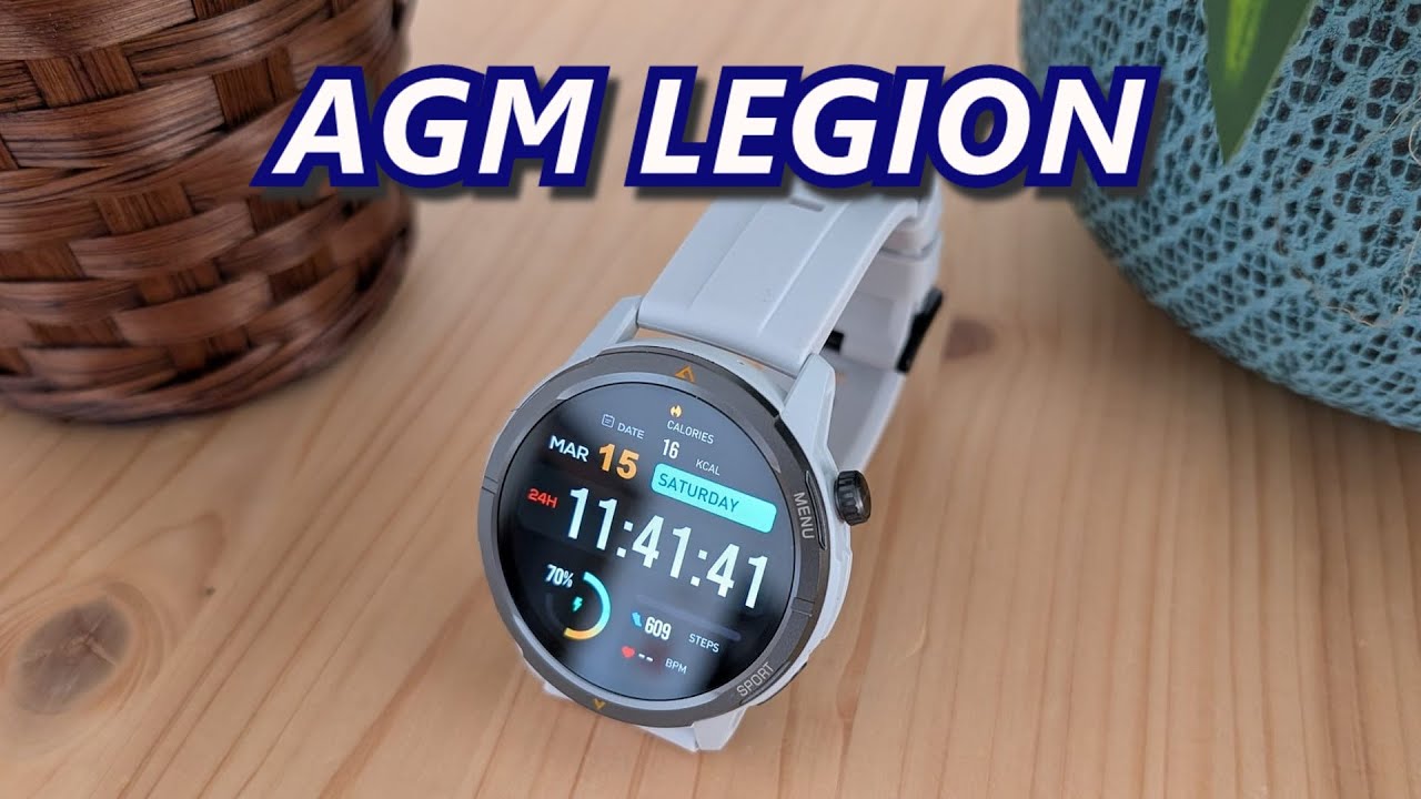 AGM Legion: Reloj resistente AMOLED para deportistas
