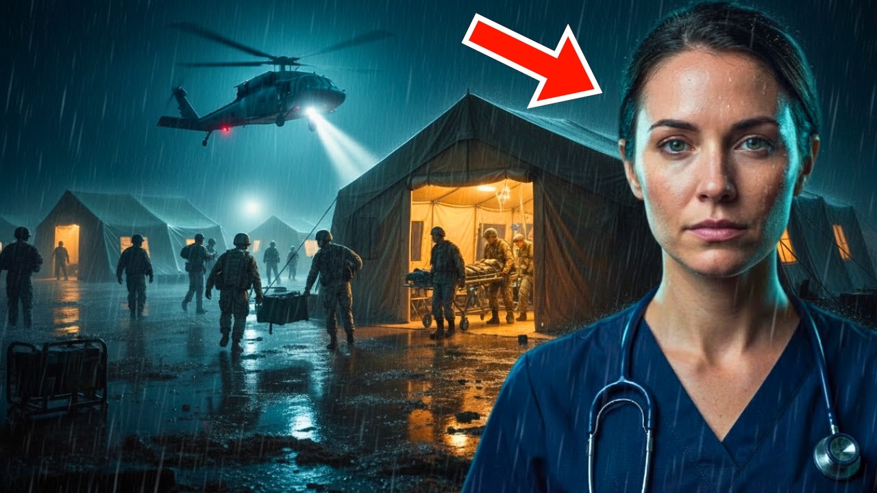 Asistentă medicală în tura de noapte Apoi trei elicoptere ale marinei au aterizat pentru a o salva