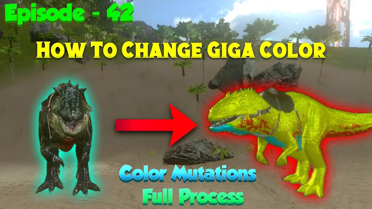 Ark Mobile: How to do Color Mutations😲 | Beautiful Yellow and Red Mix Color | Episode 42 | Soa Squad