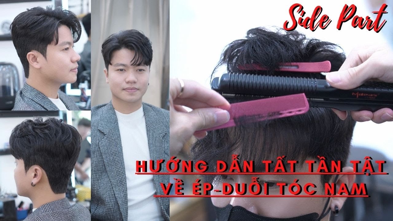 Hướng Dẫn Ép Duỗi Tóc Nam Vô Cùng Chi Tiết Dành Cho Các Barber Chuyên Nghiệp | TUẤN BARBER SHARING
