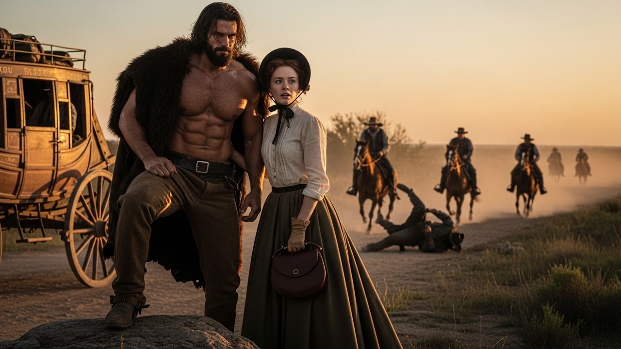 Raiders Wanted the Stagecoach to Stop—Mountain Man Wanted Her Safe and Found a Way Around Them