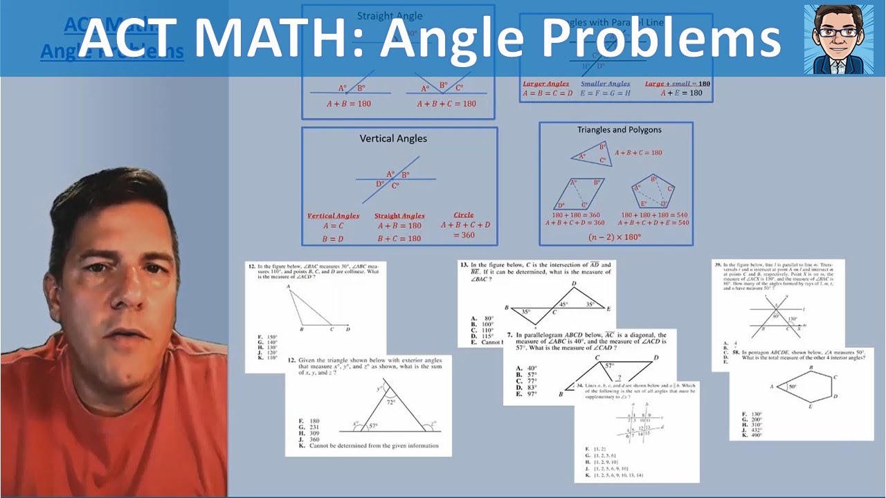 ACT Math: Angle Problems