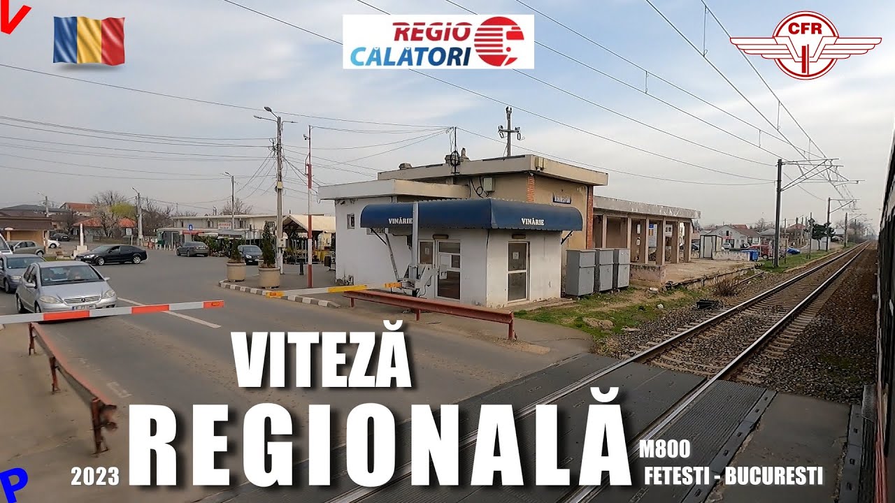 Fetesti - Bucuresti M800 | Calatorie in detaliu cu trenul Regio de la Constanta