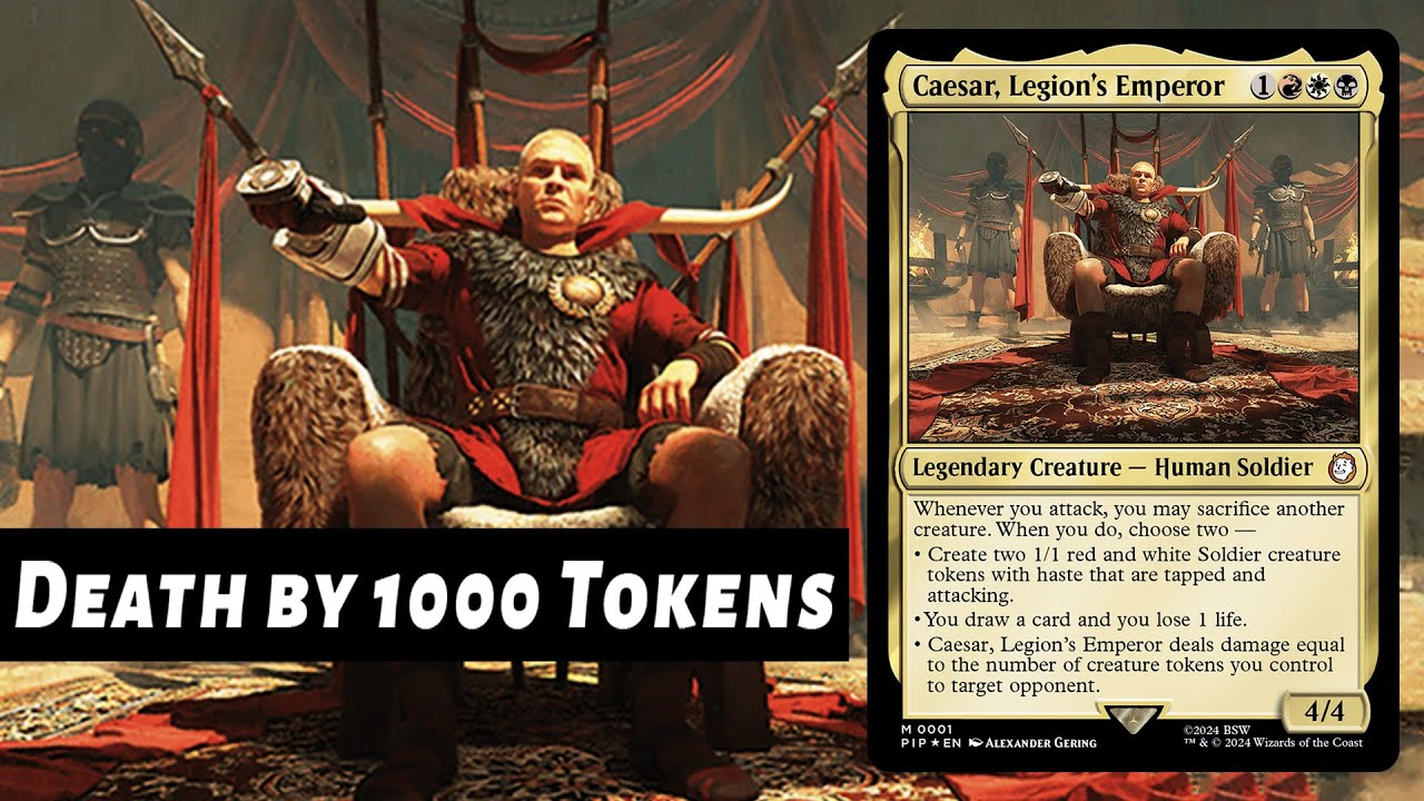 Caesar, Legion's Emperor - The Most Brutal Token Deck in EDH? | Deck Tech #edh #mtg #commander