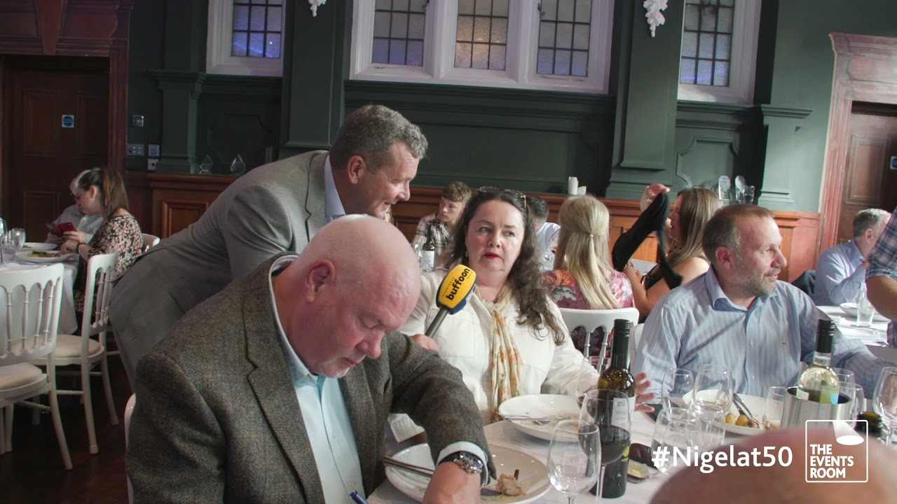 Guests at The Events Room's 'Nigel (Owens) at 50' Celebration Lunch