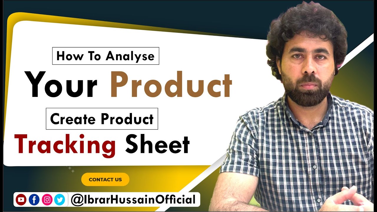 How to Create Products Tracking Sheet For Your Product Hunting| Amazon Wholesale Product Hunting